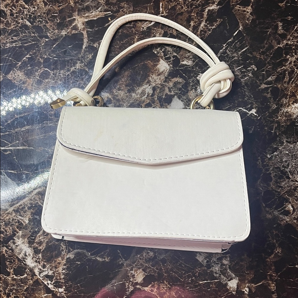 Elegant White Women's Handbag